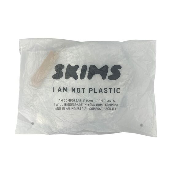 SKIMS Cotton Jersey Dipped Thong - Size 3X - Light Heather Gray - Picture 6 of 7